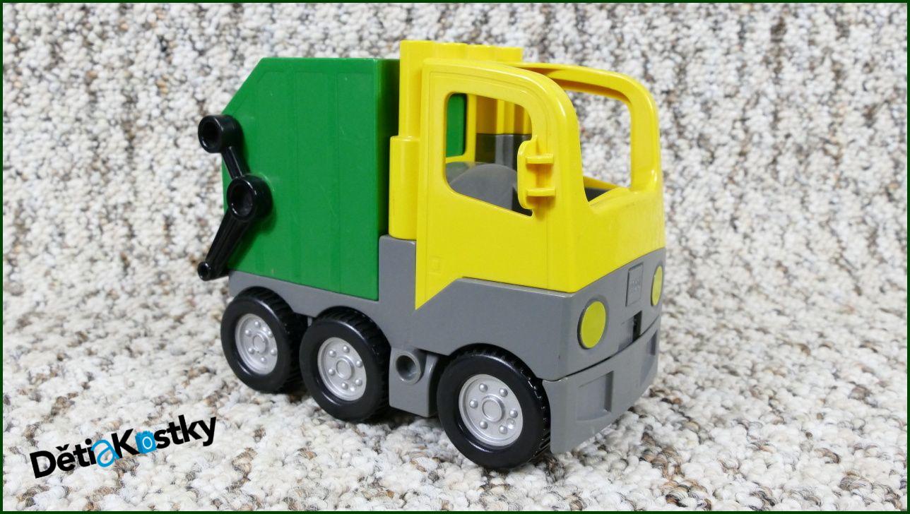 Lego® Duplo® Popeláři / Náklaďák Žlutá Kabina Bez Popelnice