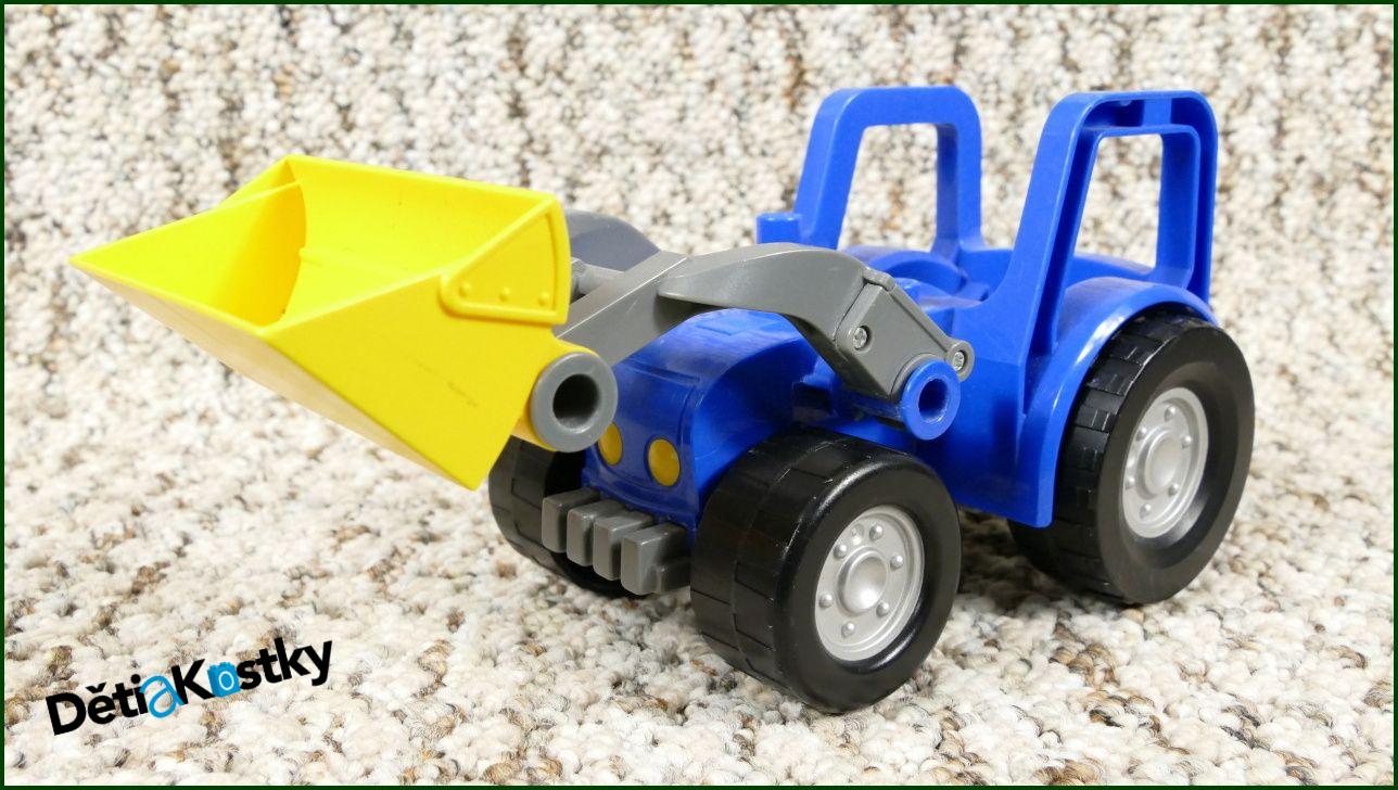 Lego® Duplo® Traktor se Žlutou Radlicí Modrý