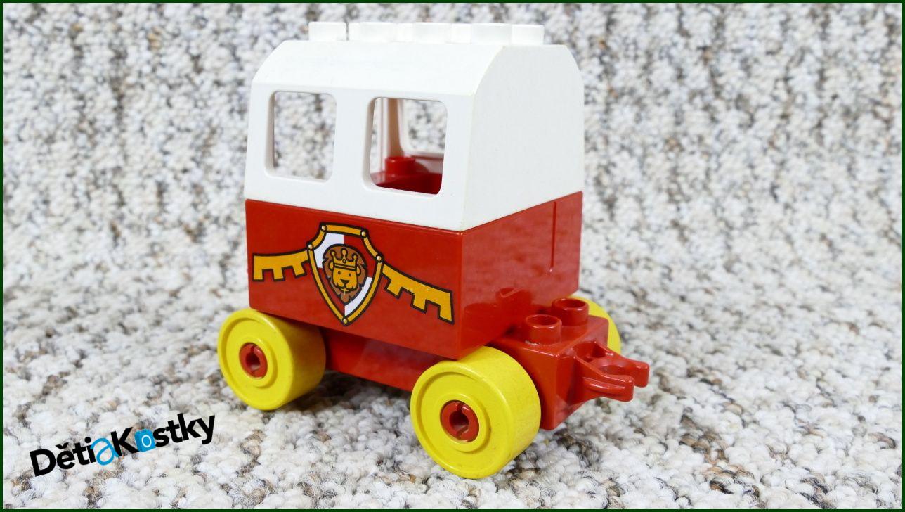 Lego® Duplo® Rytířský Vůz - Červený Podvozek