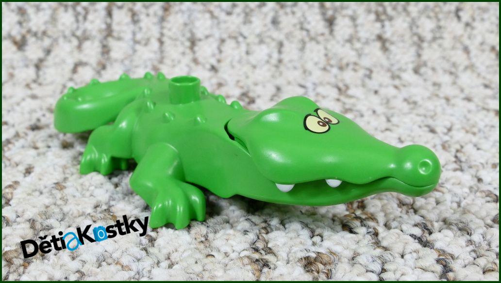 Lego® Duplo® Krokodýl - Otevírací Široká Tlama/Žluté Oči