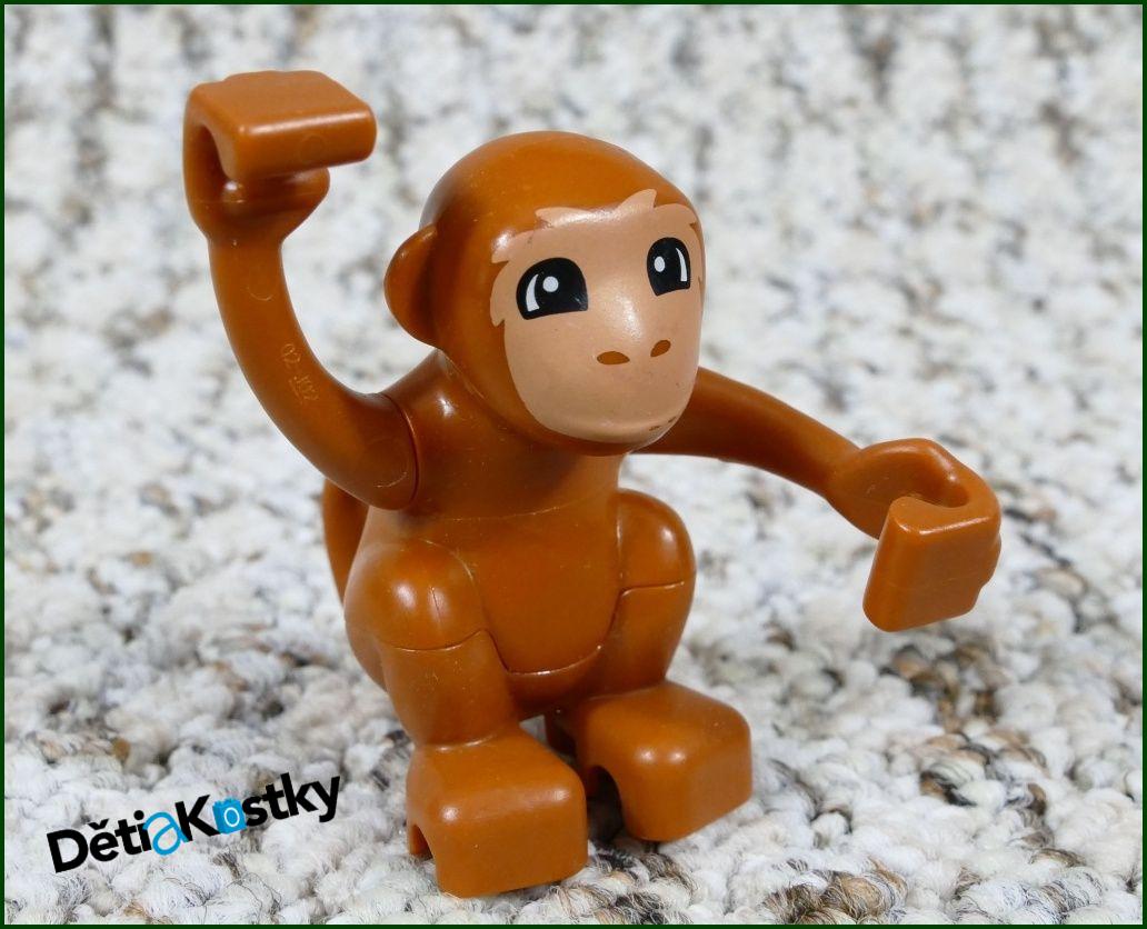 Lego® Duplo® Opička Větší Hnědá/Hnědý Obličej