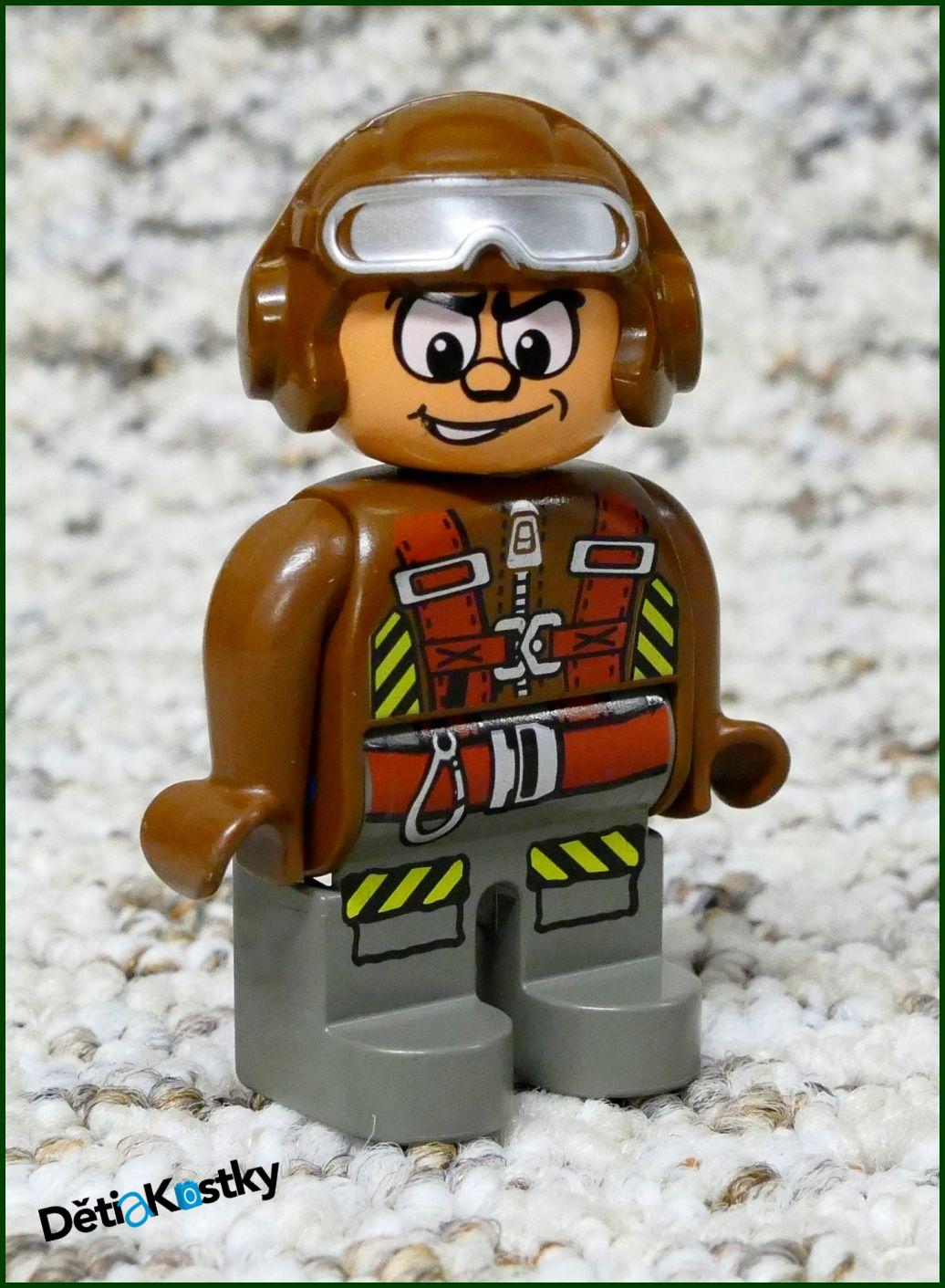 Lego® Duplo® Figurka Válečný Pilot Hnědý
