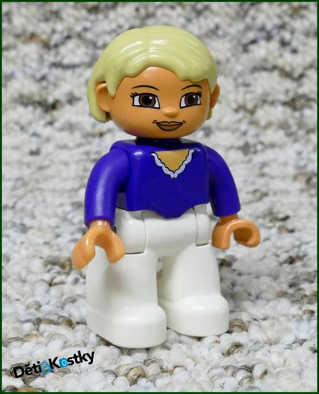 Lego® Duplo® Figurka Maminka Bílo/Fialová