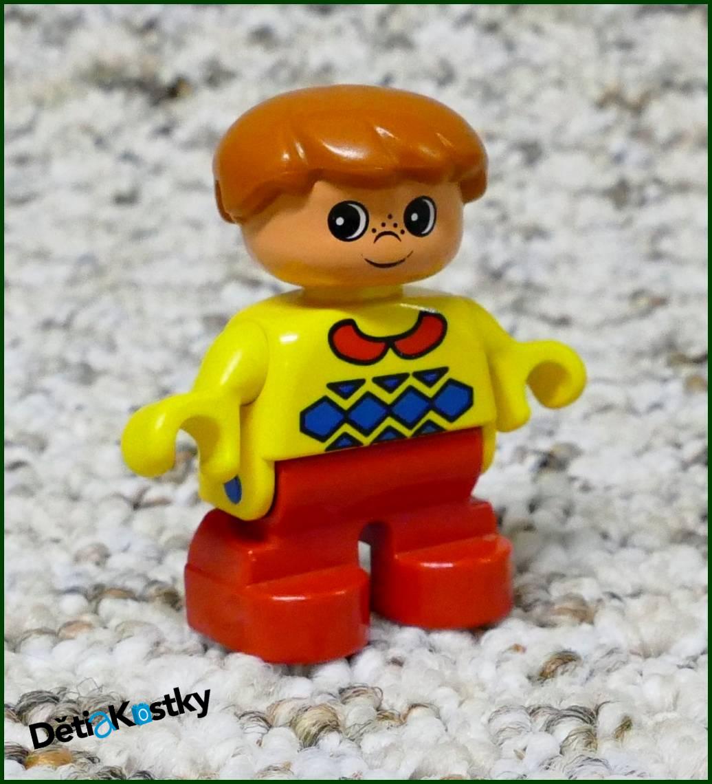 Lego® Duplo® Figurka Chlapeček Červeno/Žlutý