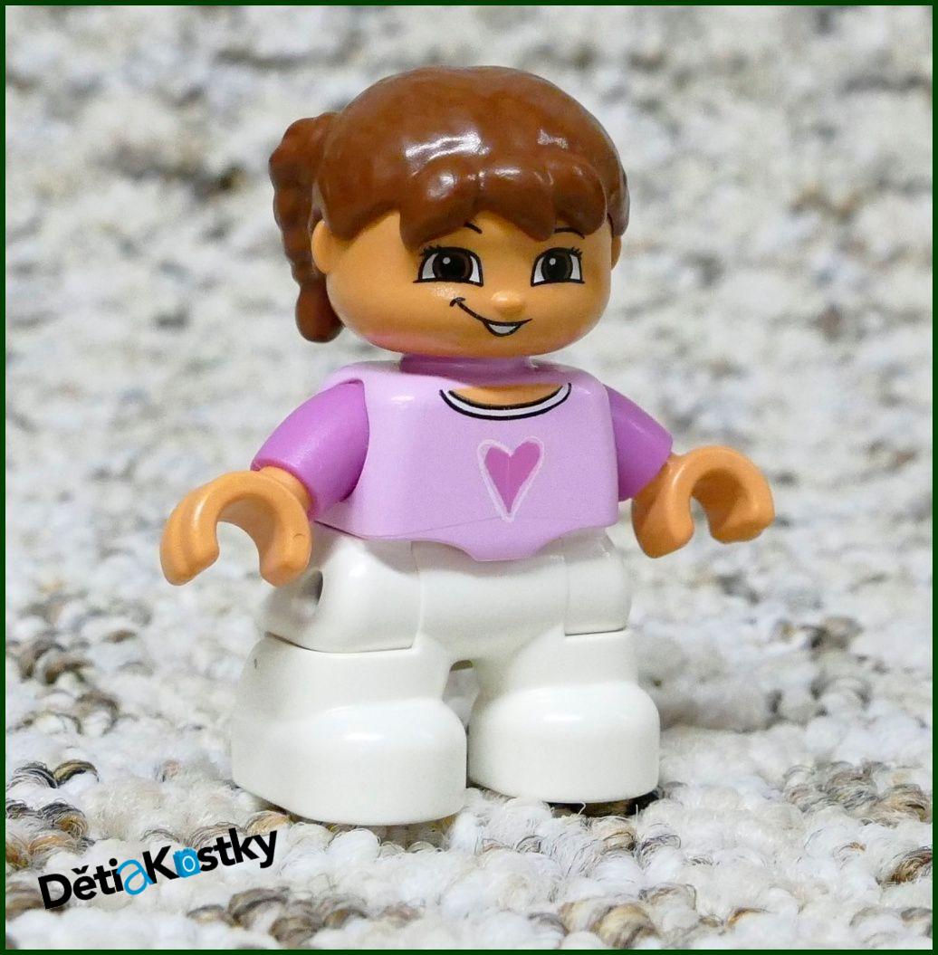 Lego® Duplo® Figurka Holčička se Srdíčkem