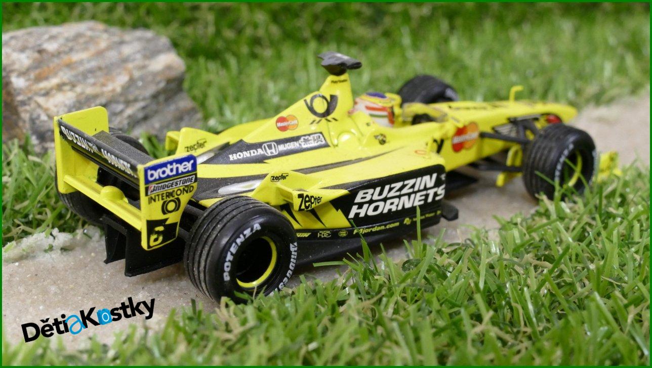 Model Autíčka Hot Wheels Formule Jordan EJ10 (1:43)
