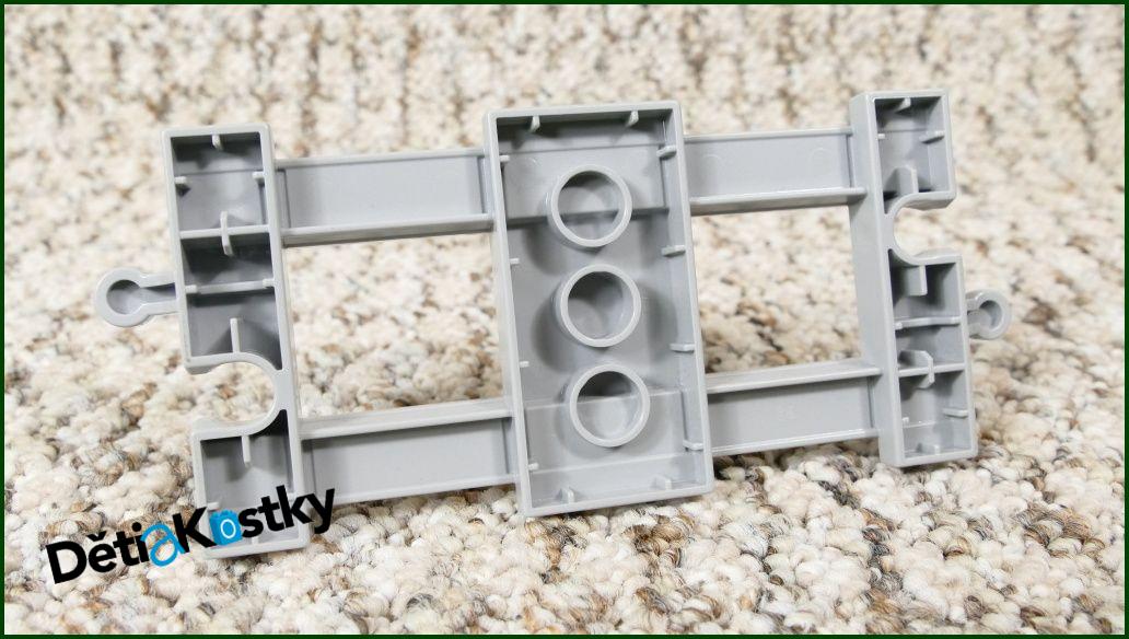 Lego® Duplo® Kolej / Koleje Rovinka (Novější Světle Šedá)