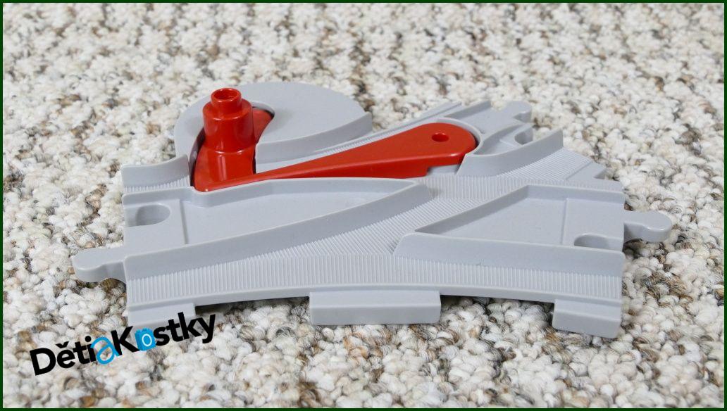 Lego® Duplo® Výhybka - Novější Typ (Světle Šedá)