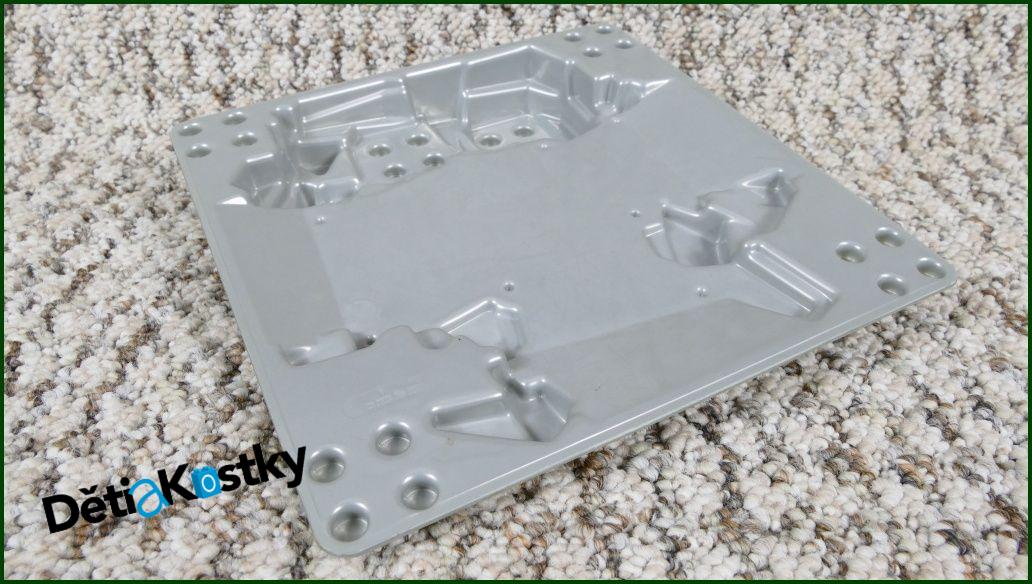Lego® Duplo® 3D Podložka/Deska 12x12 Stříbrná - Little Robots