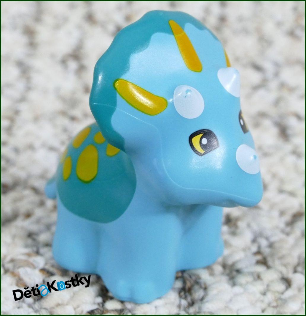Lego® Duplo® Dino Triceratops Mládě Tyrkysový Nový Typ