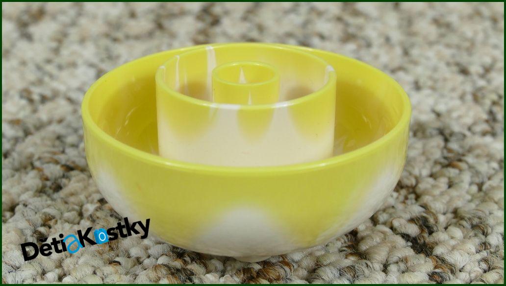 Lego® Duplo® Kostka - Kopeček Zmrzliny Žluto/Bílý s Hvězdičkami