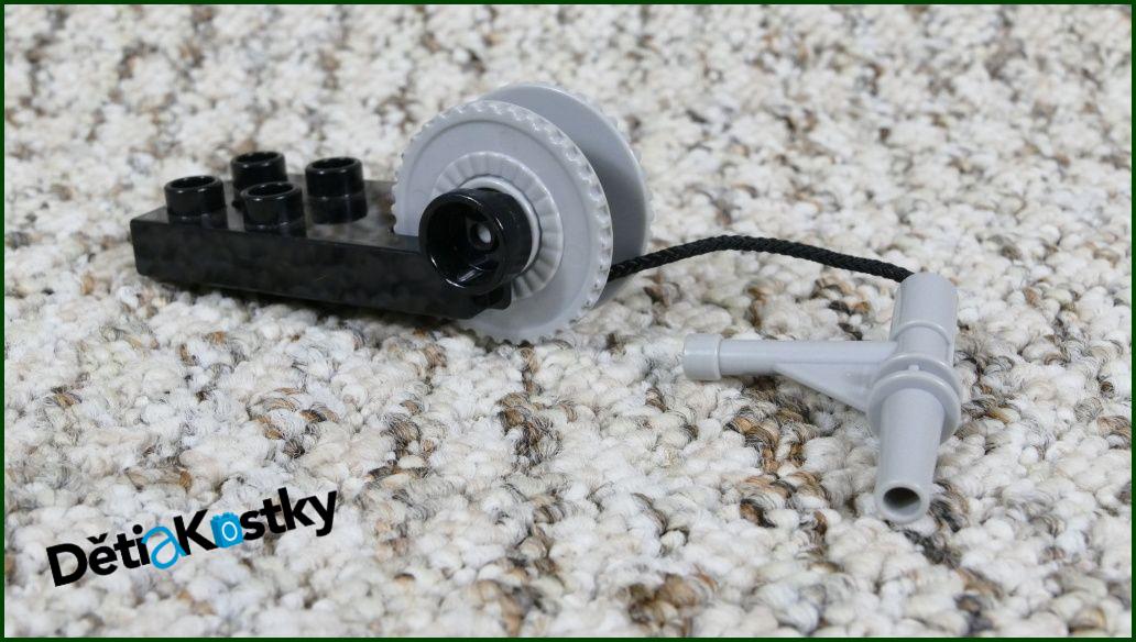 Lego® Duplo® Naviják Malý Černý s Tryskou - Novější Typ
