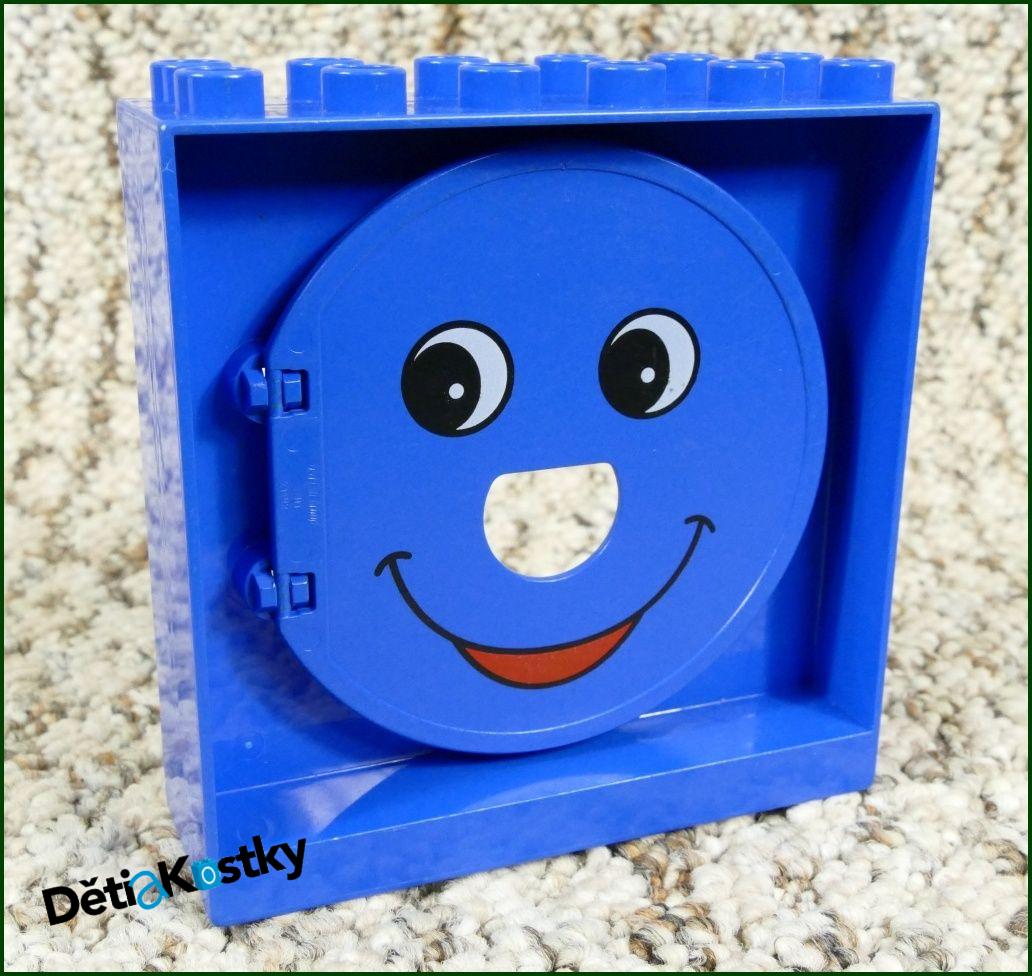 Lego® Duplo® Vstup / Výstup z Dráhy (Modrá/Modrý Obličej)