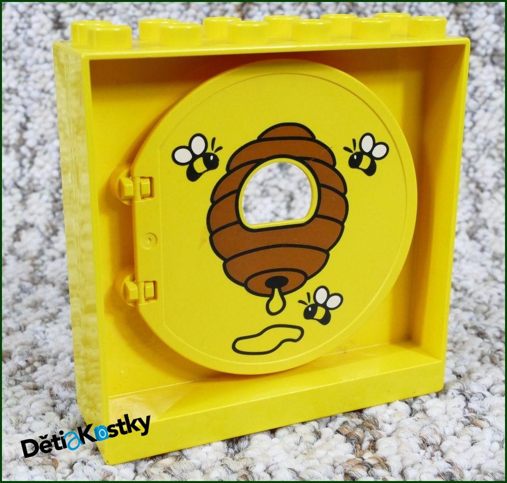Lego® Duplo® Vstup / Výstup z Dráhy (Žlutá/Žlutý Úl)