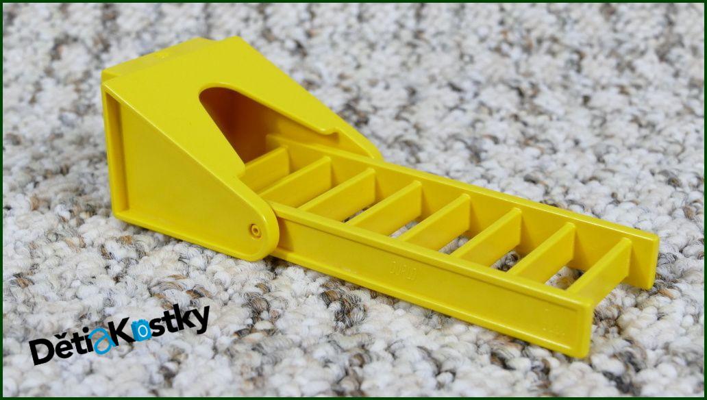 Lego® Duplo® Žebřík Žlutý se Žlutým Podstavcem