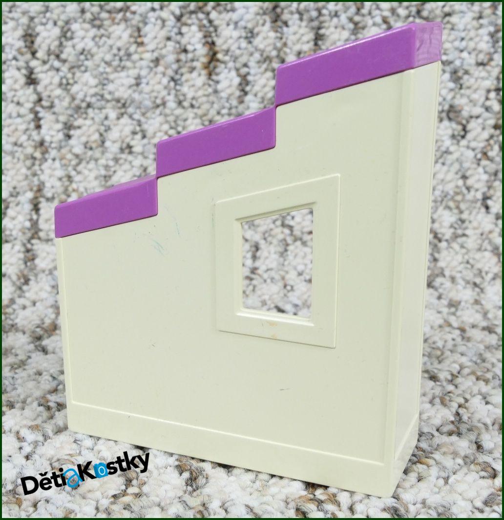 Lego® Duplo® Stěna Domu Růžová Levá (může být mírně zabarvená)