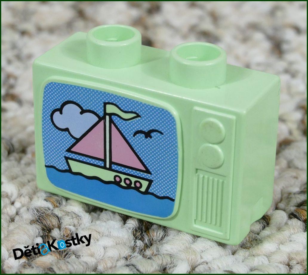 Lego® Duplo® Televizor Světlounce Zelený