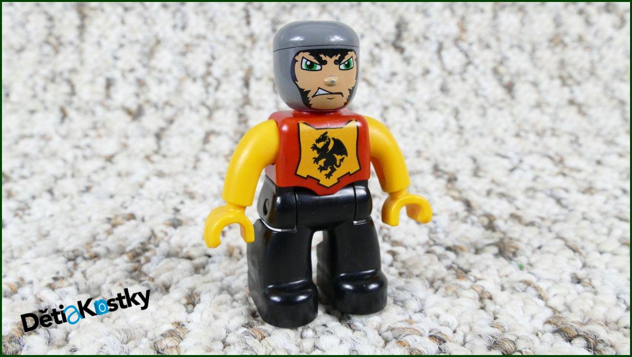 Lego® Duplo® Rytíř Černý - Starší Typ