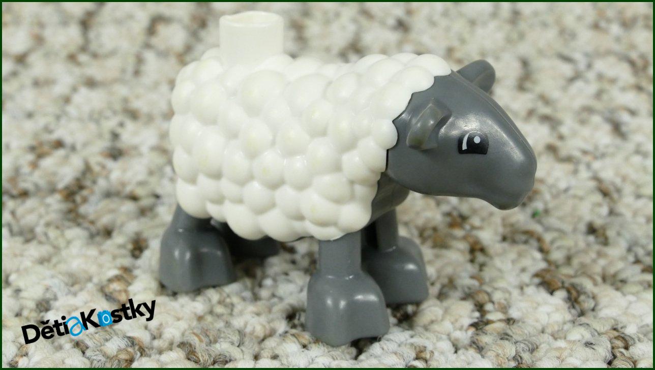 Lego® Duplo® Ovečka Typ II Šedo/Bílá