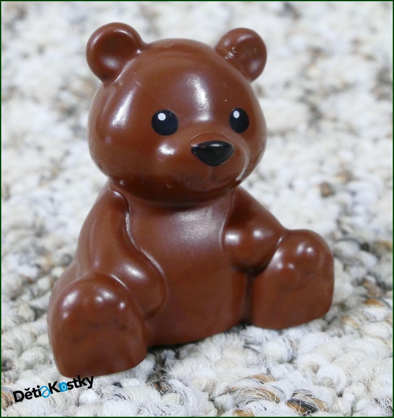 Lego® Duplo® Medvídek Sedící Malinký Tmavě Hnědý