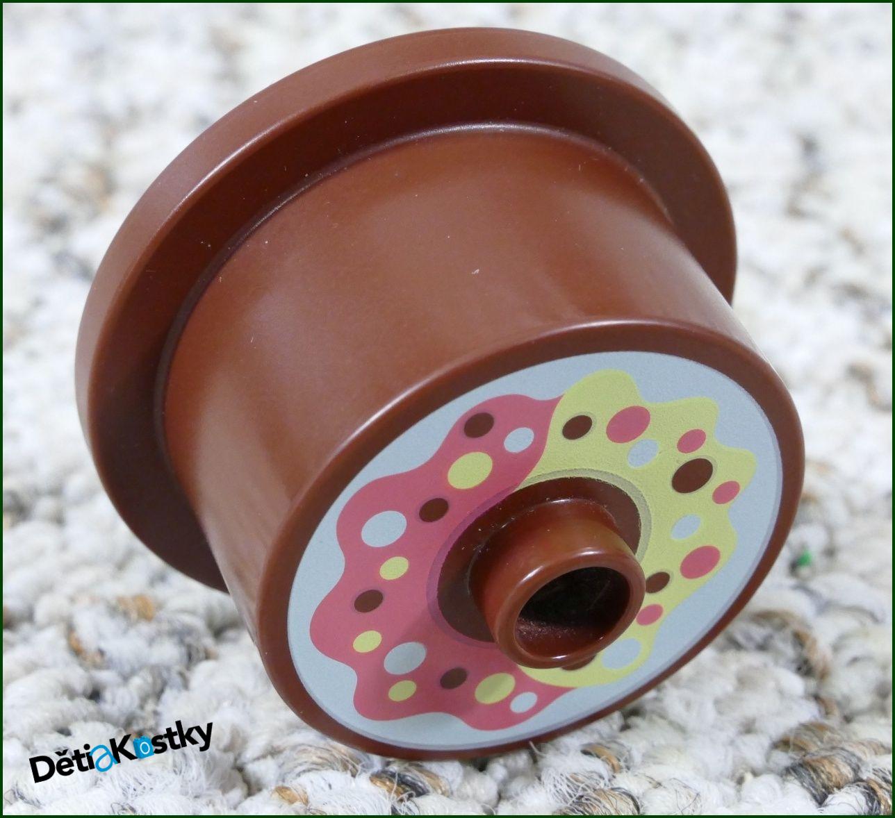 Lego® Duplo® Dort Hnědý s Barevnou Polevou
