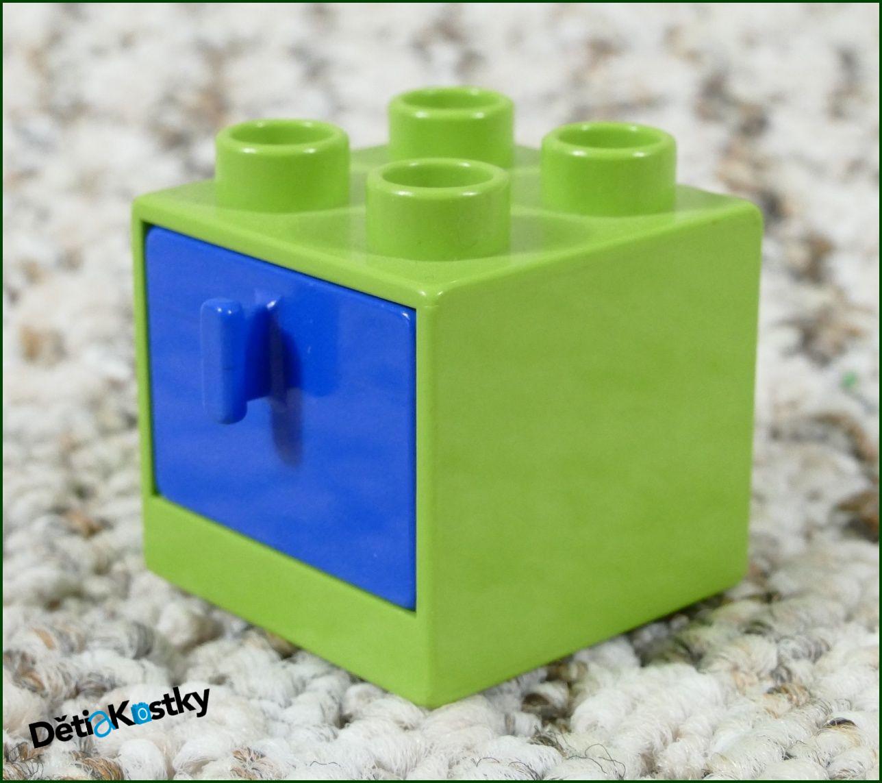 Lego® Duplo® Skříňka Malá Zelená/Modrý Šuplík