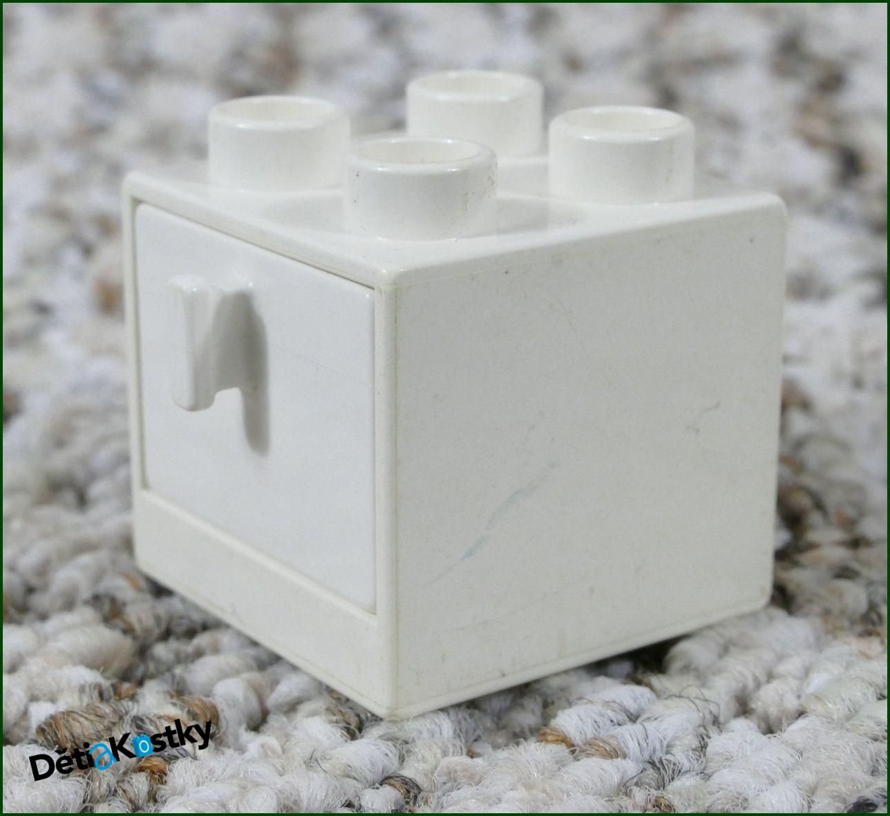 Lego® Duplo® Skříňka Malá Bílá/Bílý Šuplík