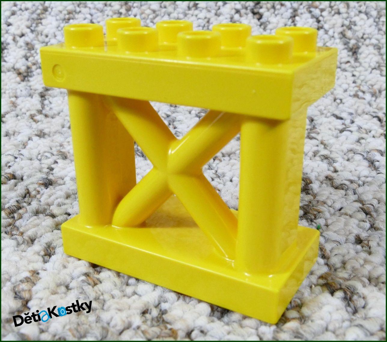 Lego® Duplo® Podstavec / Nosník Žlutý Křížový