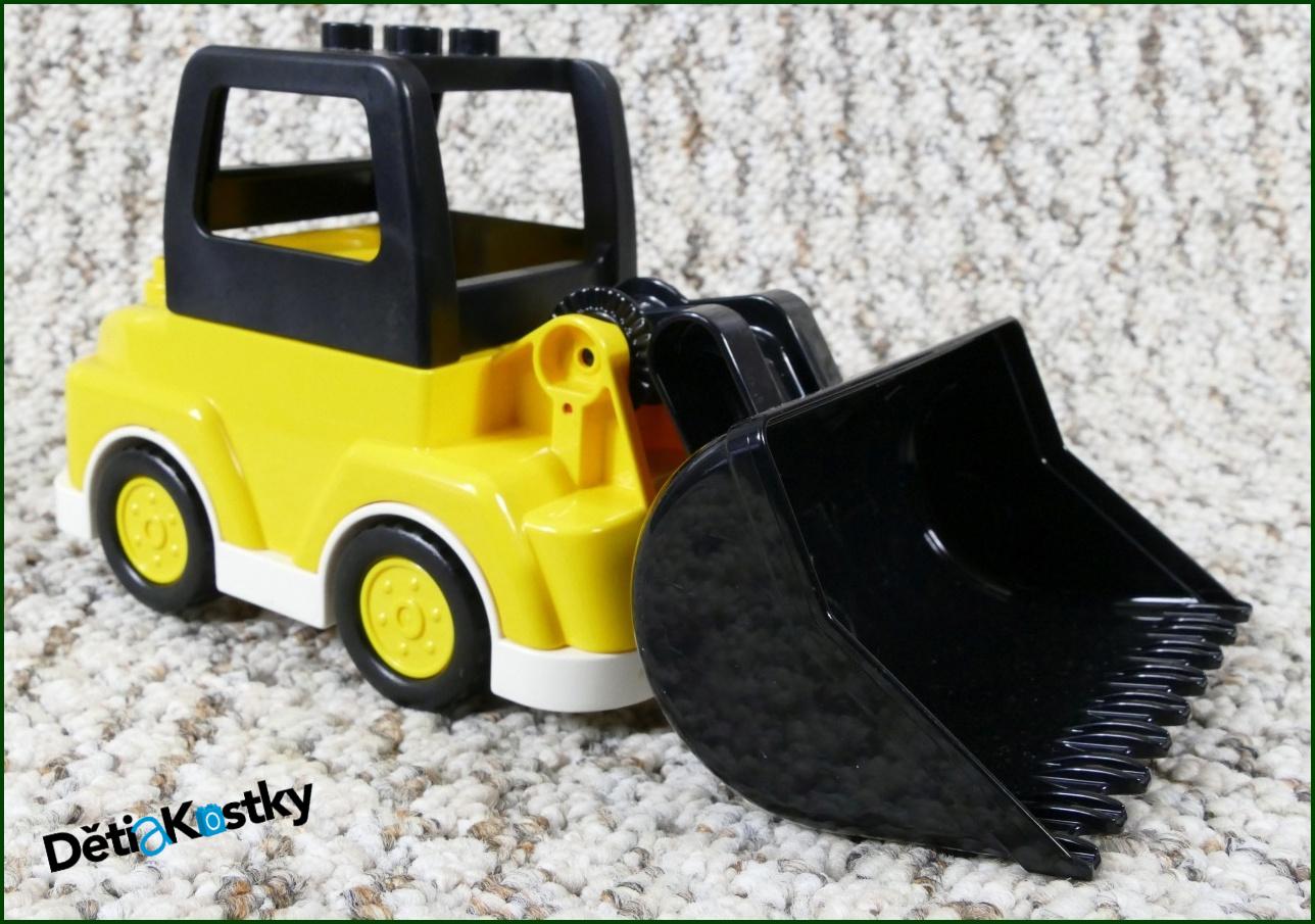 Lego® Duplo® Nakladač Velký Nový Typ - Černá Radlice