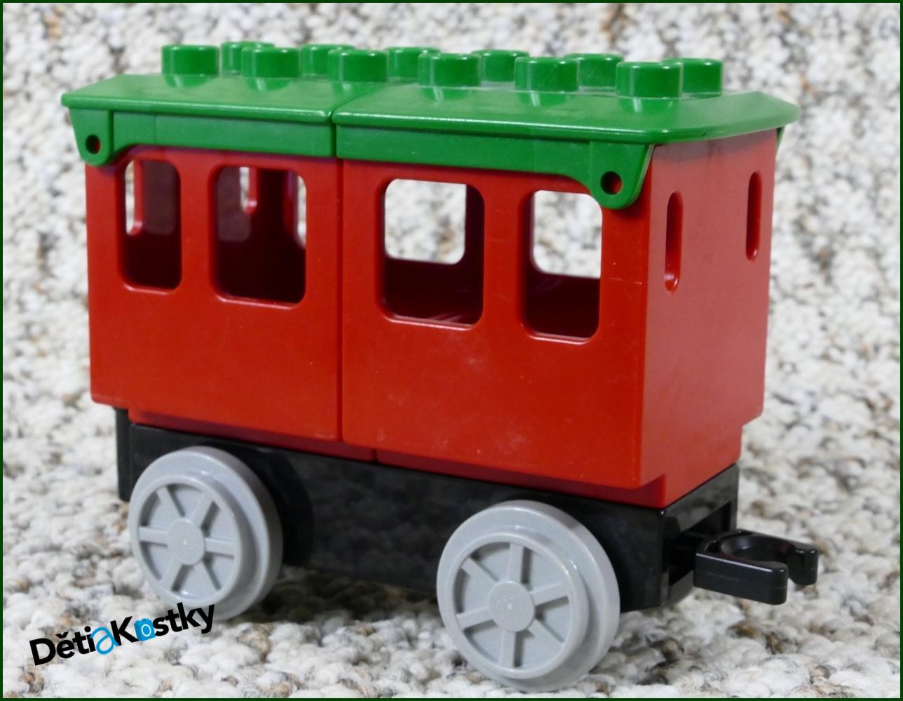 Lego® Duplo® Vagon Pro Cestující Malý - Černý Podvozek