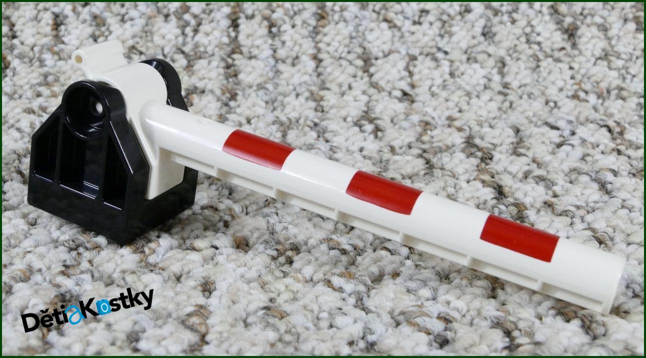 Lego® Duplo® Železniční Závora Novější Černá