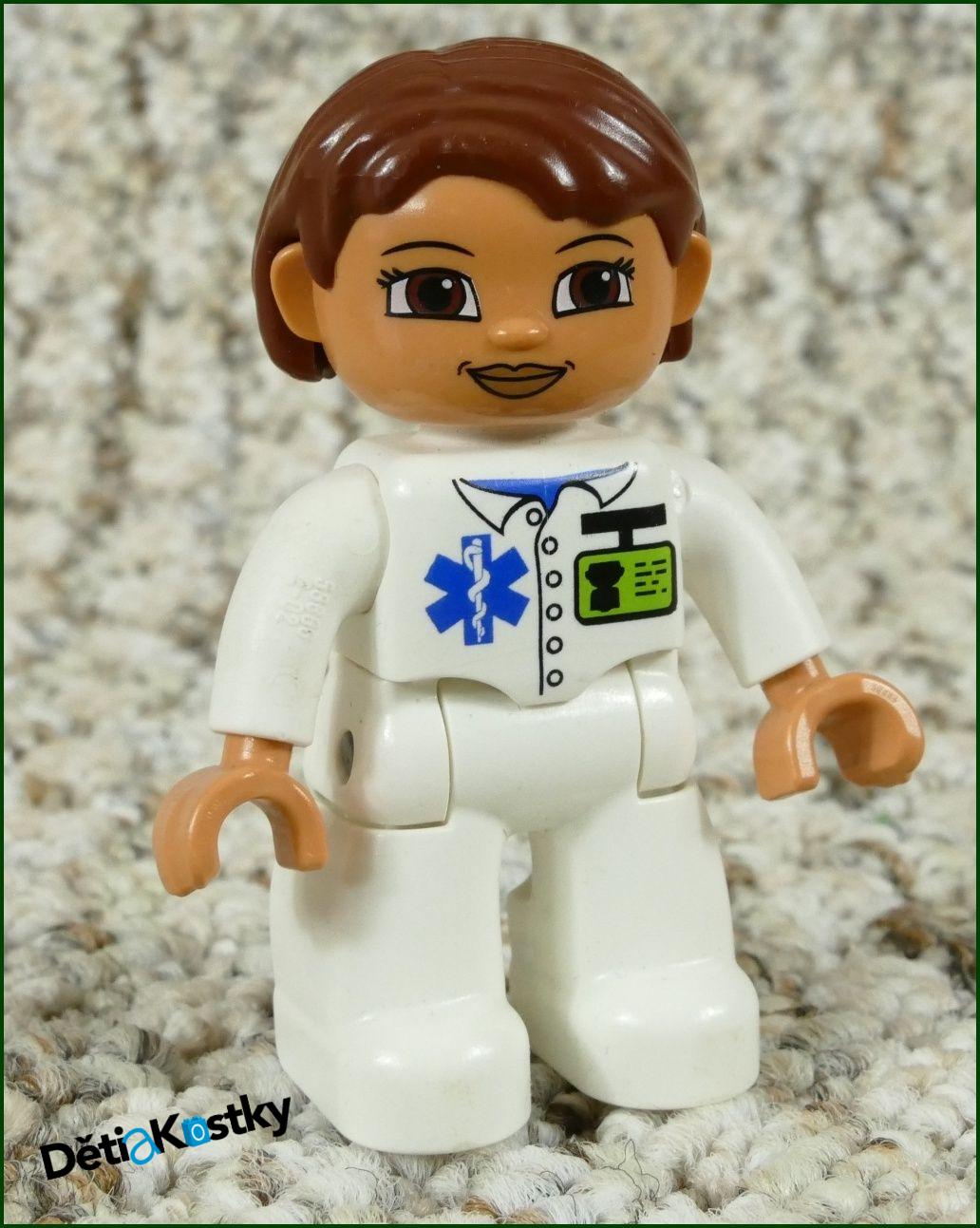Lego® Duplo® Figurka Doktorka Bílá s Visačkou
