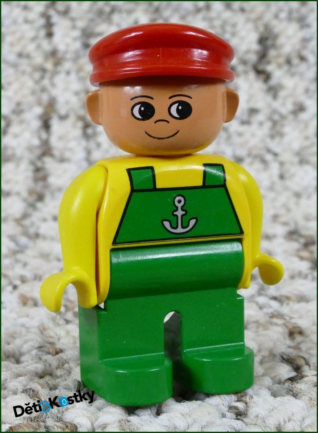 Lego® Duplo® Figurka Námořník Žluto/Zelený