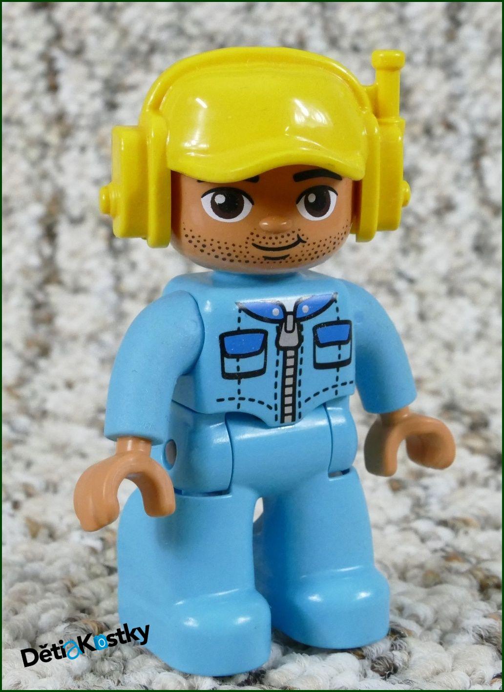 Lego® Duplo® Figurka Pilot Tyrkysový Overal