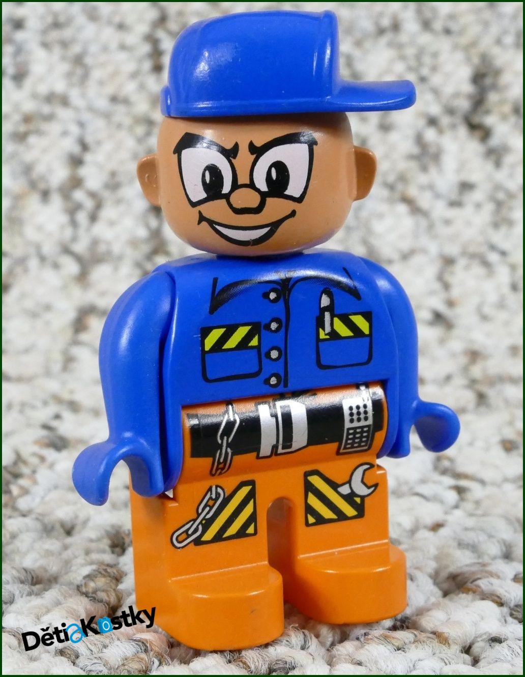 Lego® Duplo® Figurka Servisák Modro/Oranžový