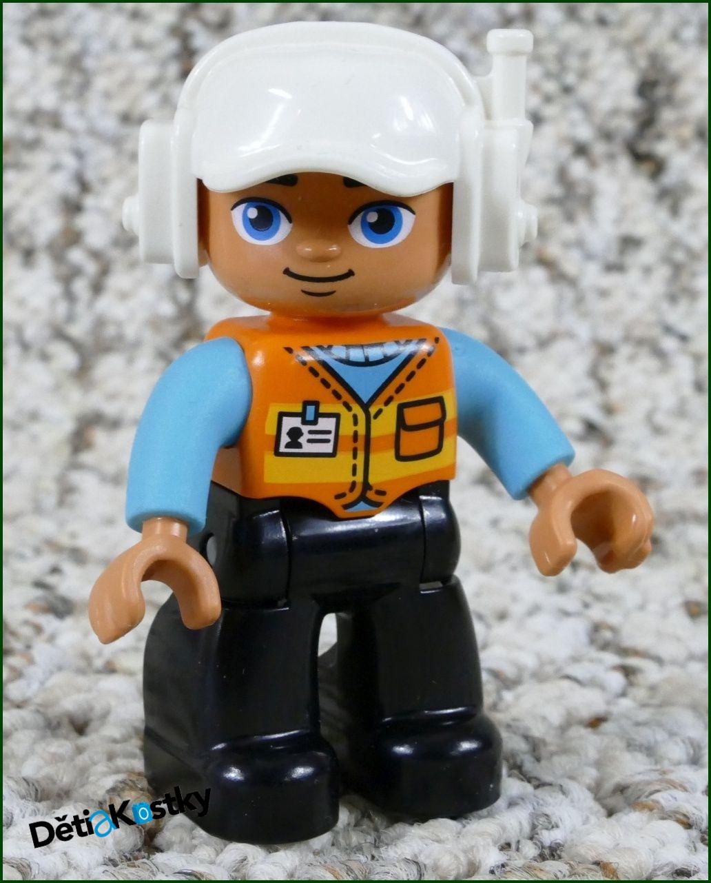 Lego® Duplo® Figurka Pilota s Bílou Helmou