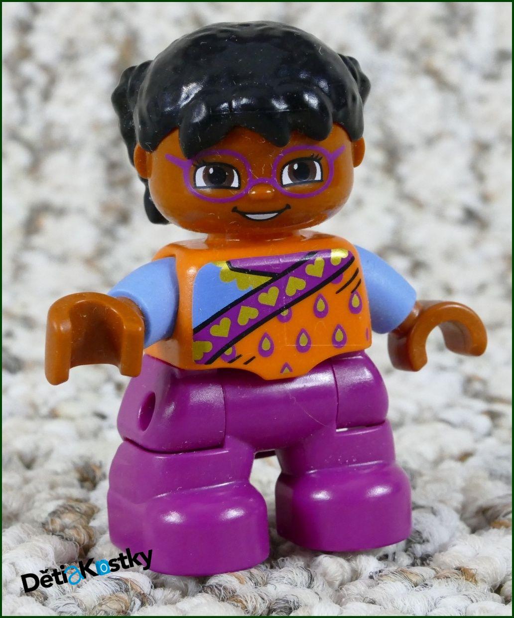 Lego® Duplo® Figurka Dítě s Brýlemi v Oranžovém