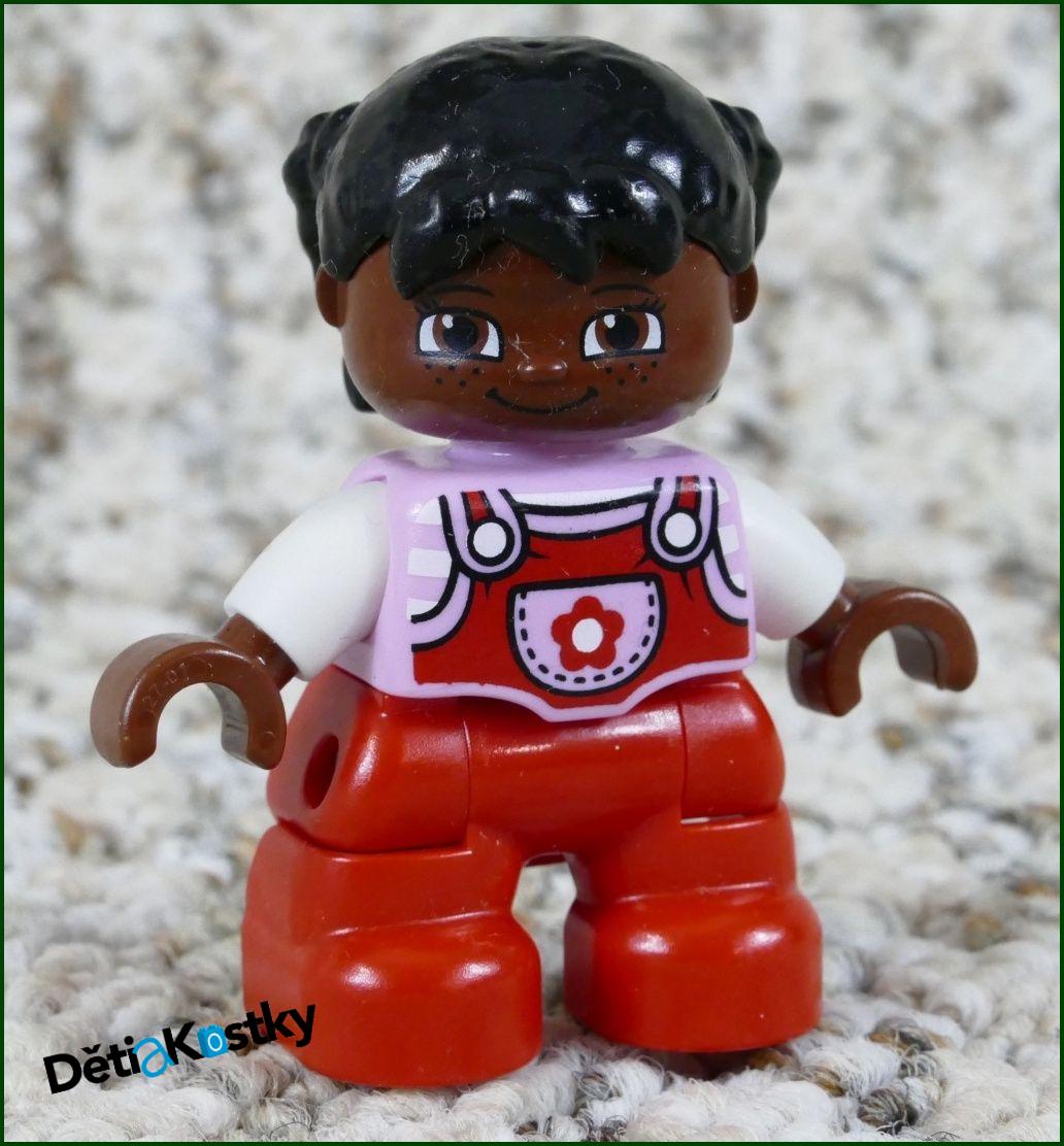 Lego® Duplo® Figurka Dítě Černoška v Červeném