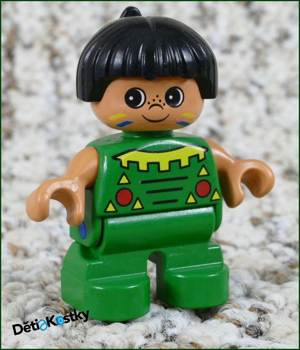 Lego® Duplo® Figurka Dítě Indián Zelený