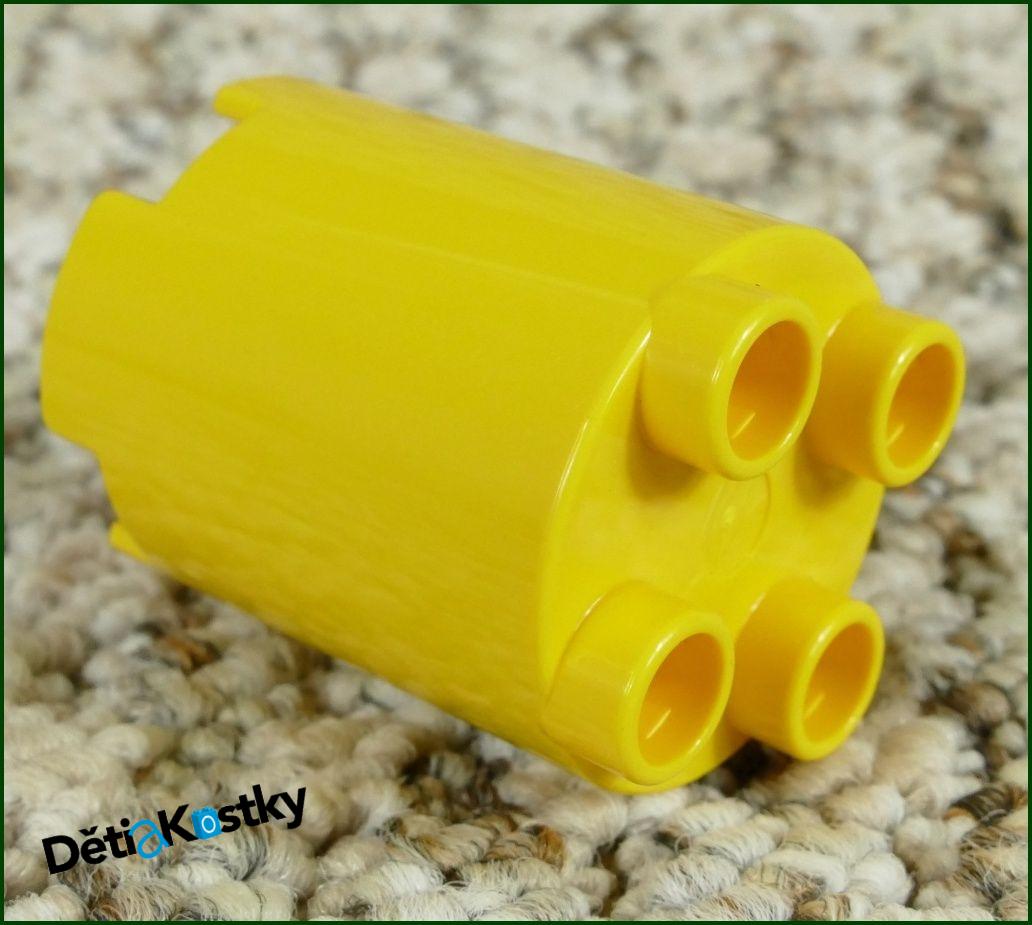 Lego® Duplo® Kostka Váleček (Sloup) Žlutý