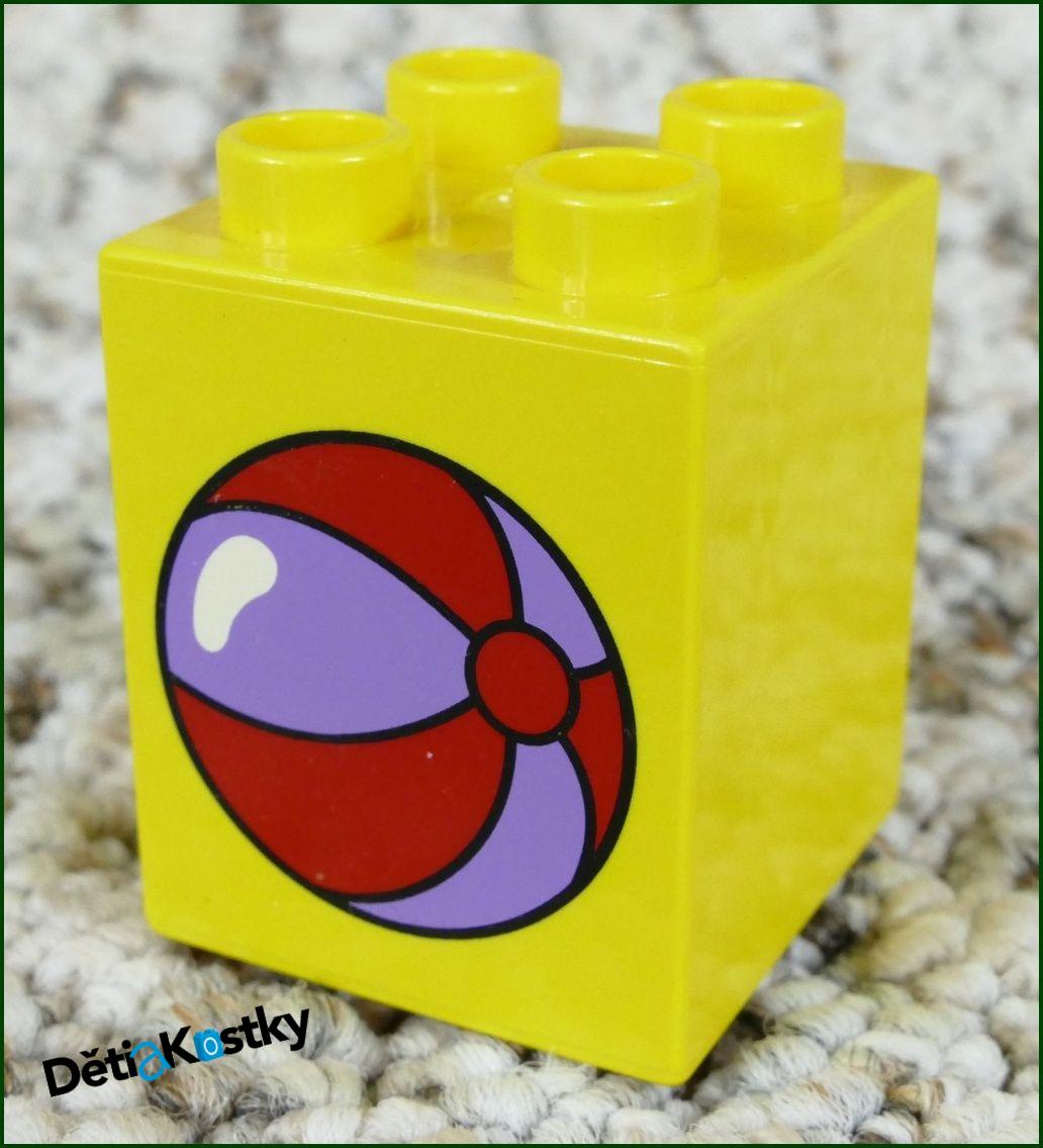 Lego® Duplo® Kostka 2x2x2 Žlutá Nafukovací Balon