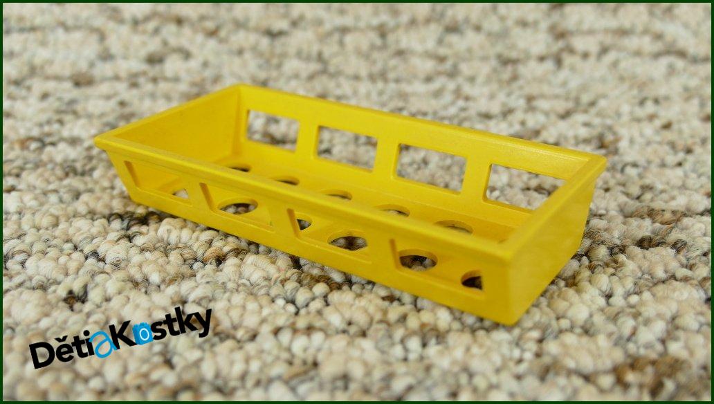 Lego® Duplo® Korba k Vagónům nebo Podvozkům Žebřiňák Žlutá 2x6