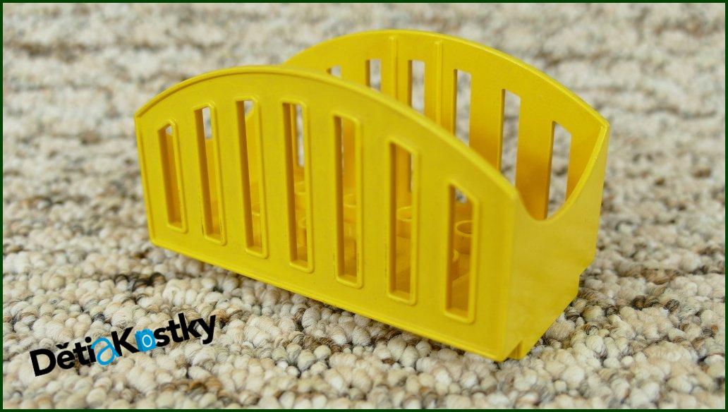 Lego® Duplo® Korba k Vagónům nebo Podvozkům Zaoblená Vysoká Žlutá 4x6