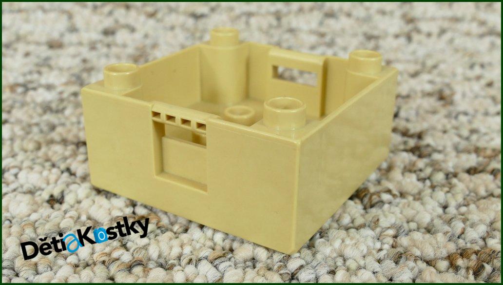 Lego® Duplo® Korba Béžová 4x4 Bez Potisku