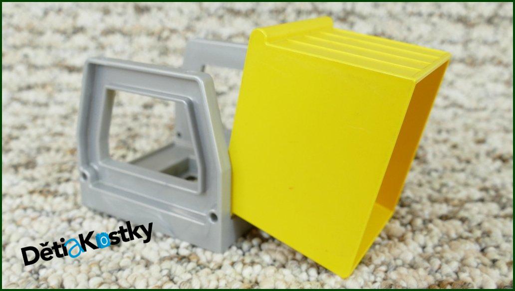Lego® Duplo® Kontejner Vyklápěcí Žlutý 4x4 Šedý Rám