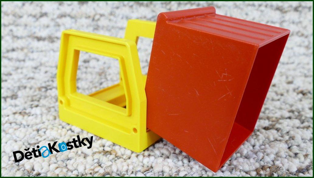 Lego® Duplo® Kontejner Vyklápěcí Červený 4x4 Žlutý Rám