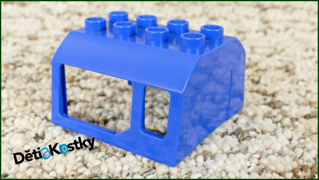 Lego® Duplo® Střecha pro Mašinky-Vagony 4x4 Tmavě Modrá