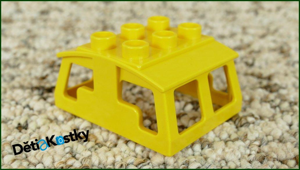 Lego® Duplo® Střecha pro Mašinky 3x4 Žlutá