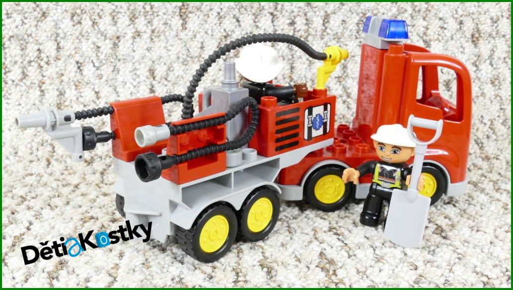 Lego® Duplo® Hasičské Auto s Příslušenstvím