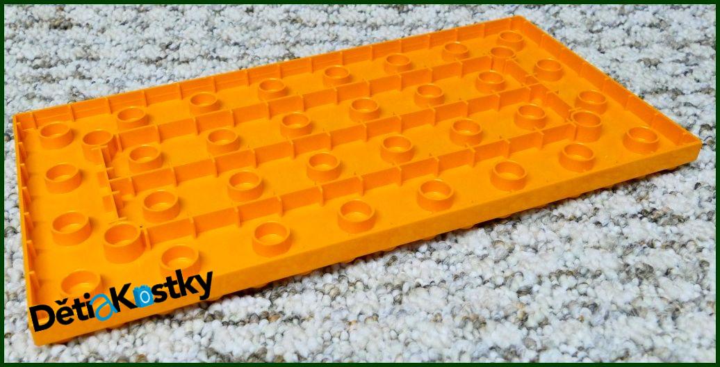 Lego® Duplo® Podložka/Deska 8x16 Oranžová
